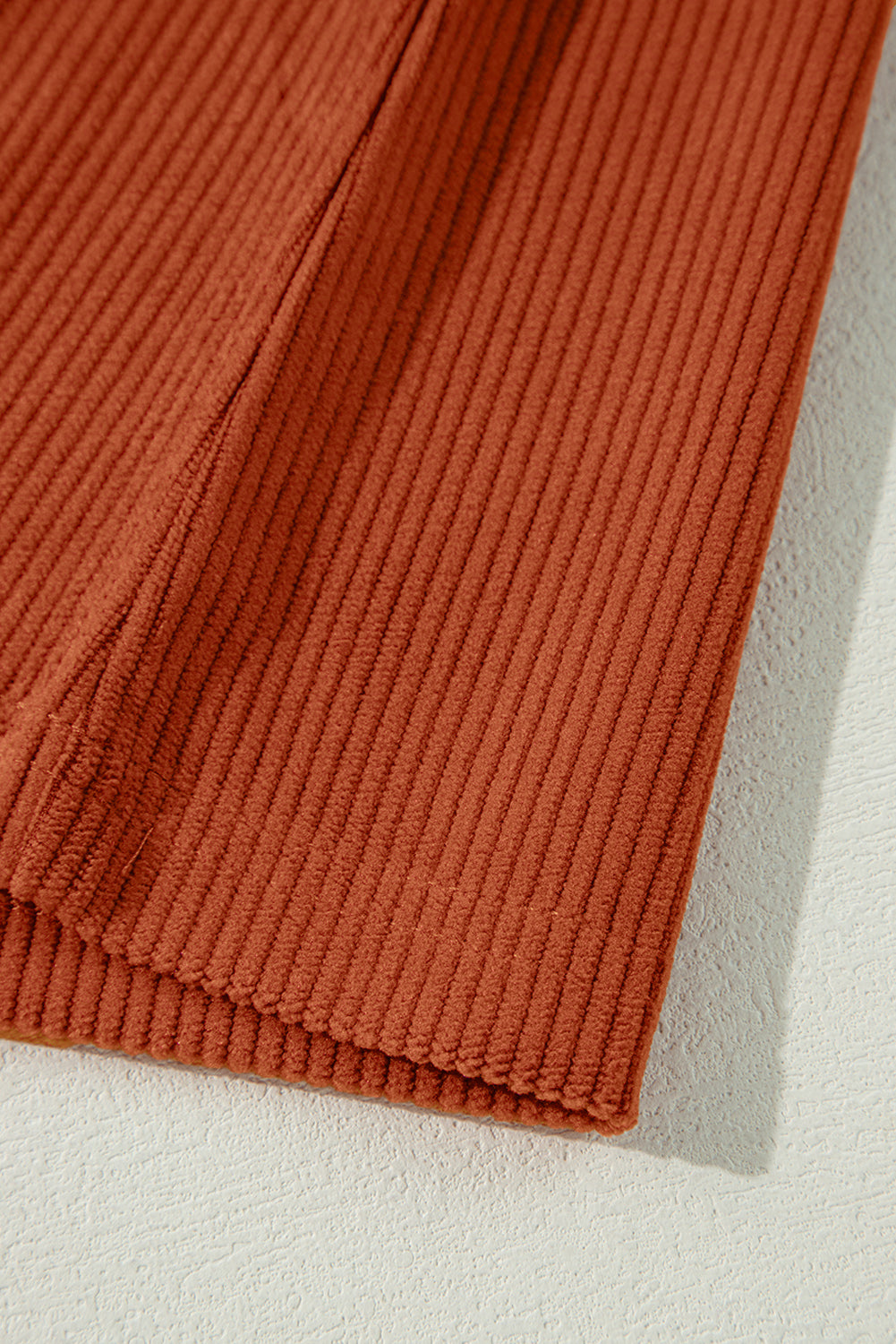 Plain Corduroy Pockets Overall Dress
