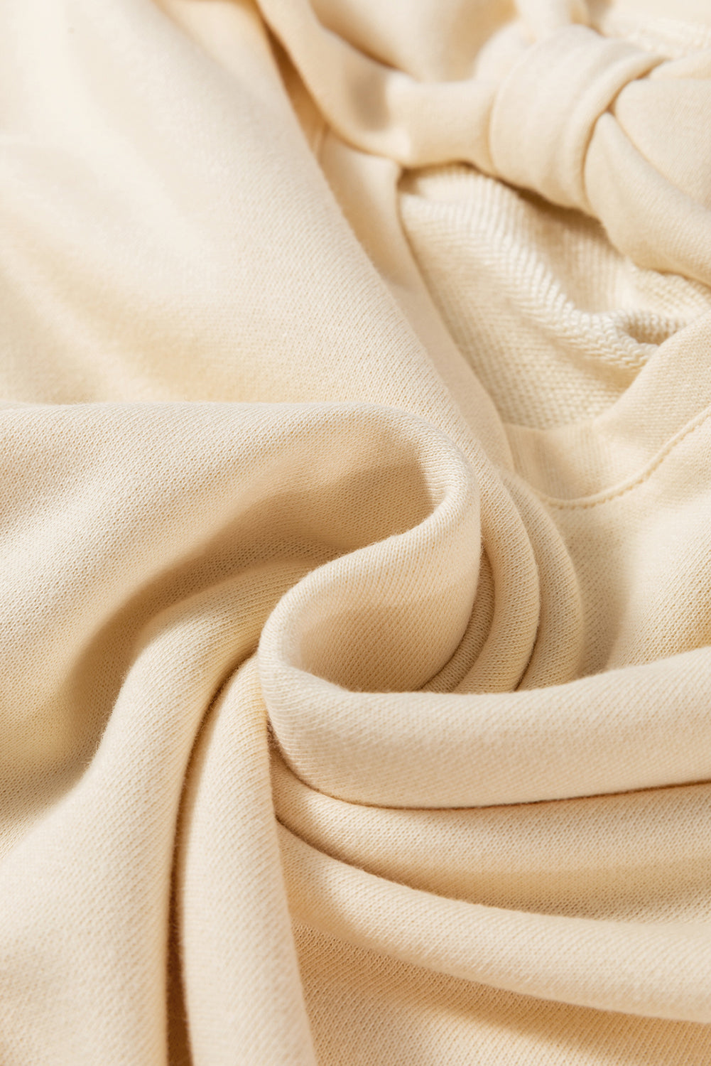 Apricot Bow Back Round Neck Top