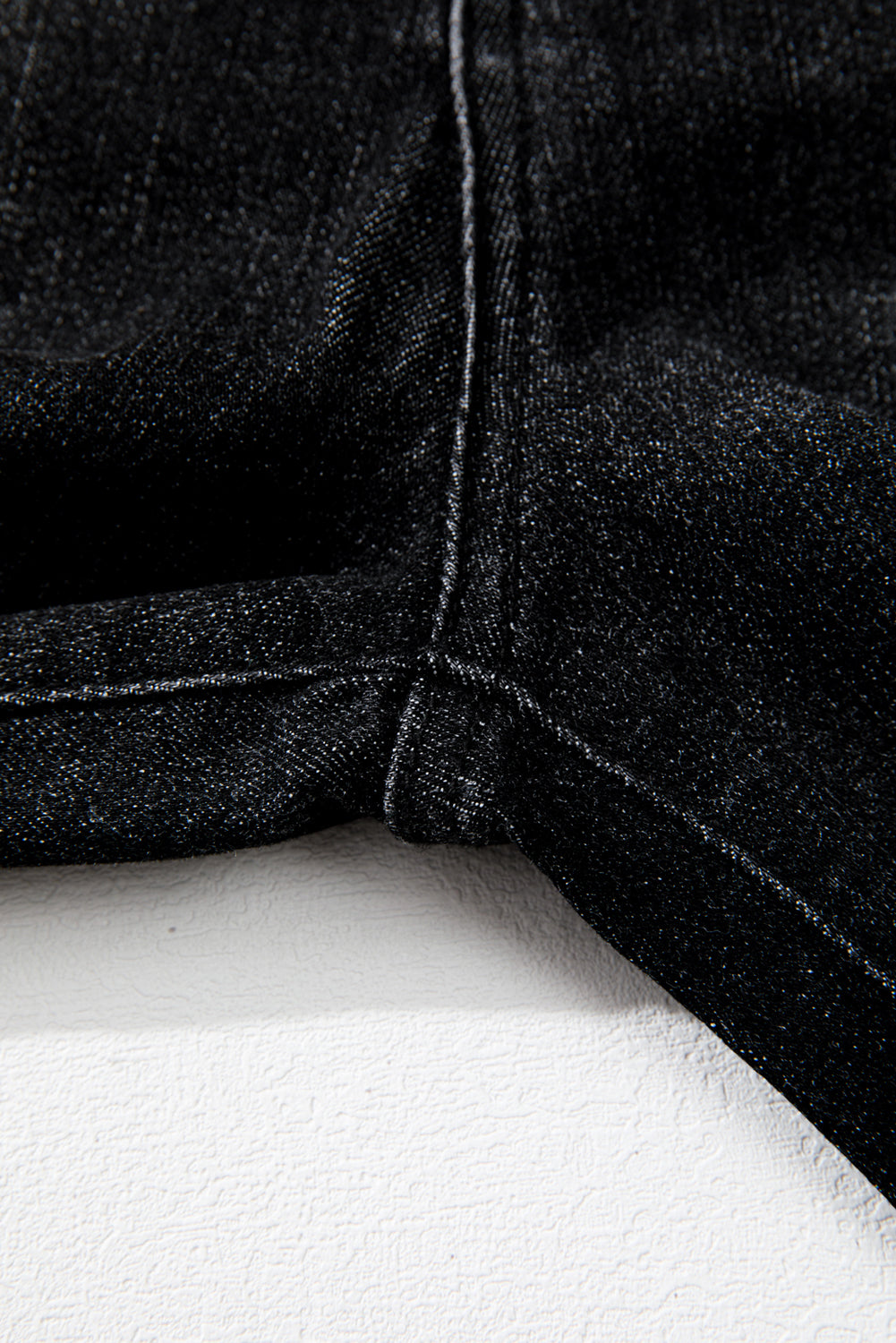 Blue Mineral Wash Raw Hem High Waist Flared Jeans