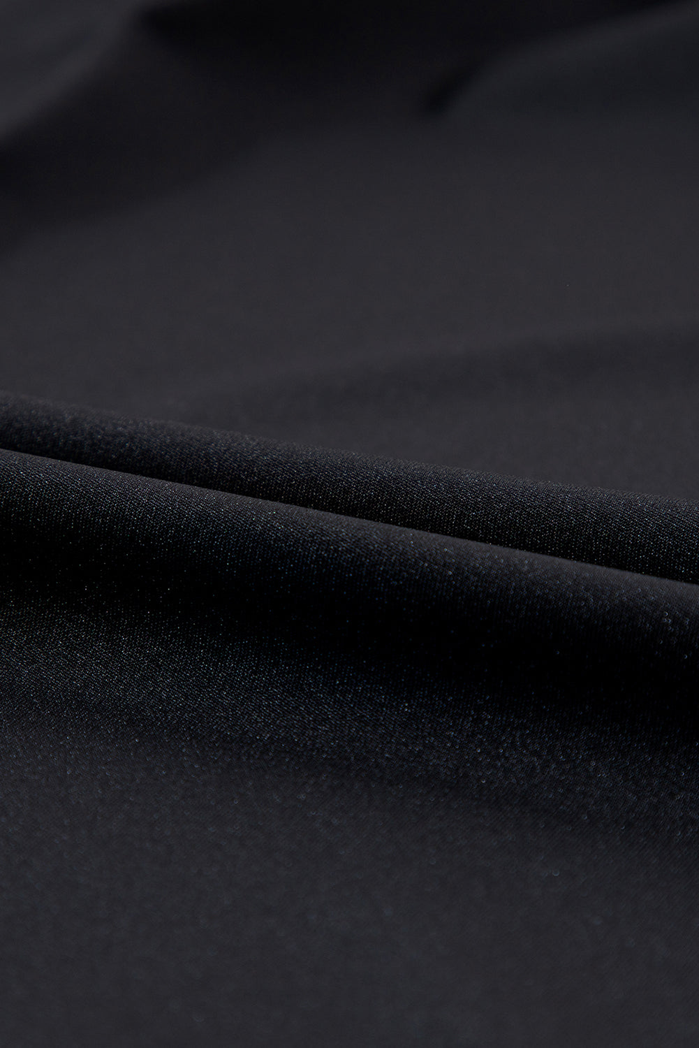 Black Pocket Smocked High Waist Joggers