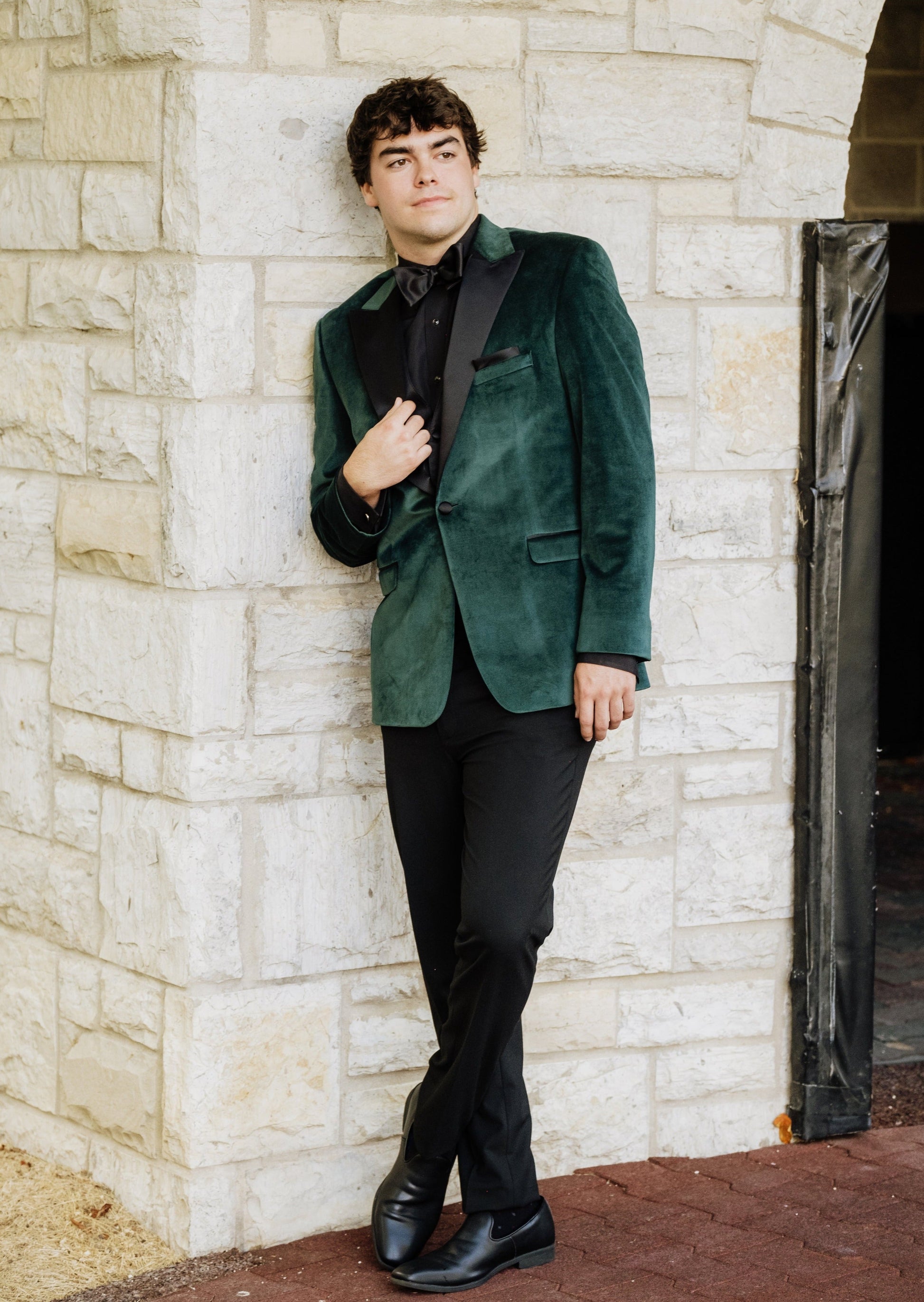 green velvet tuxedo dress The Forest Knight Tuxedo