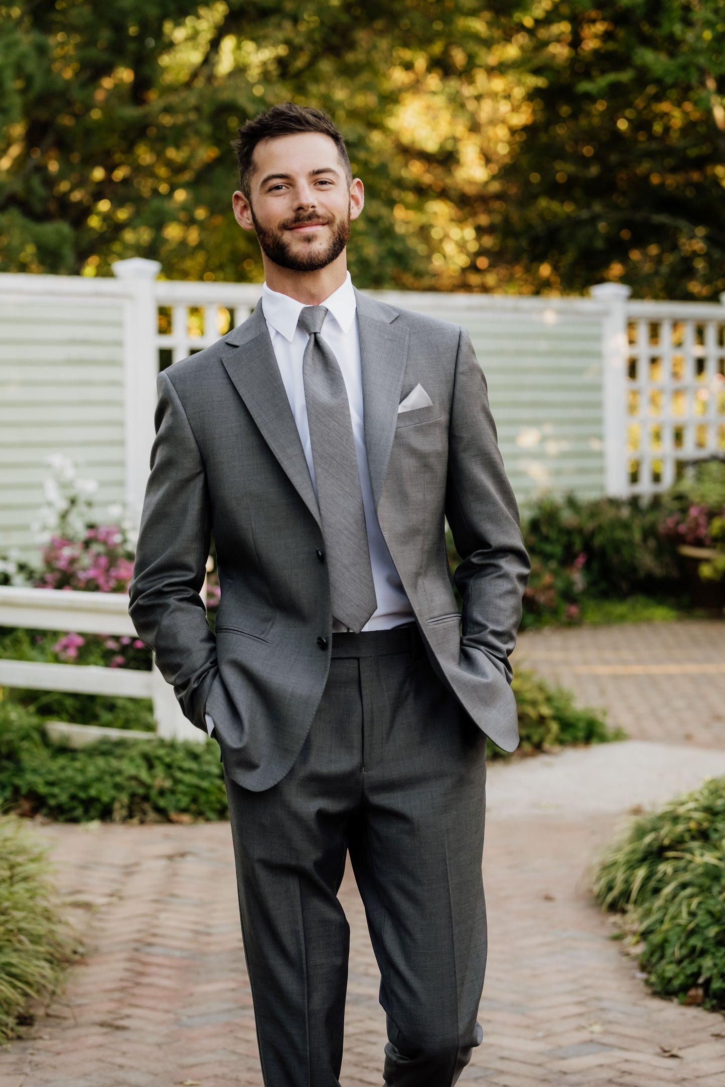 Marzotto Italian Milano Grey Suit